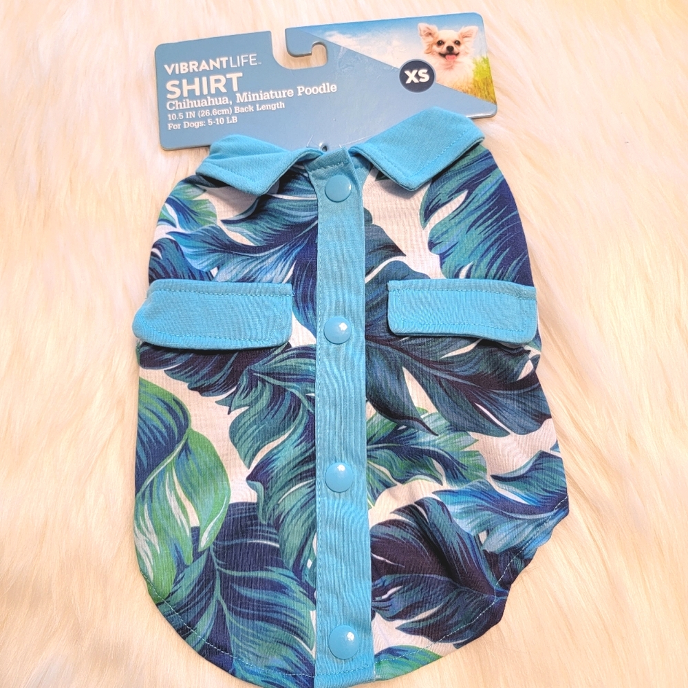 🌴 NWT Hawaiian Style Dog Shirt 🌺